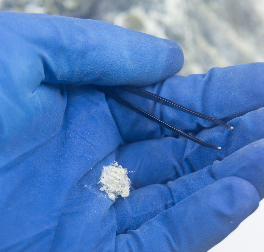 CopperView CI technician performing asbestos testing in Salt Lake City, Utah