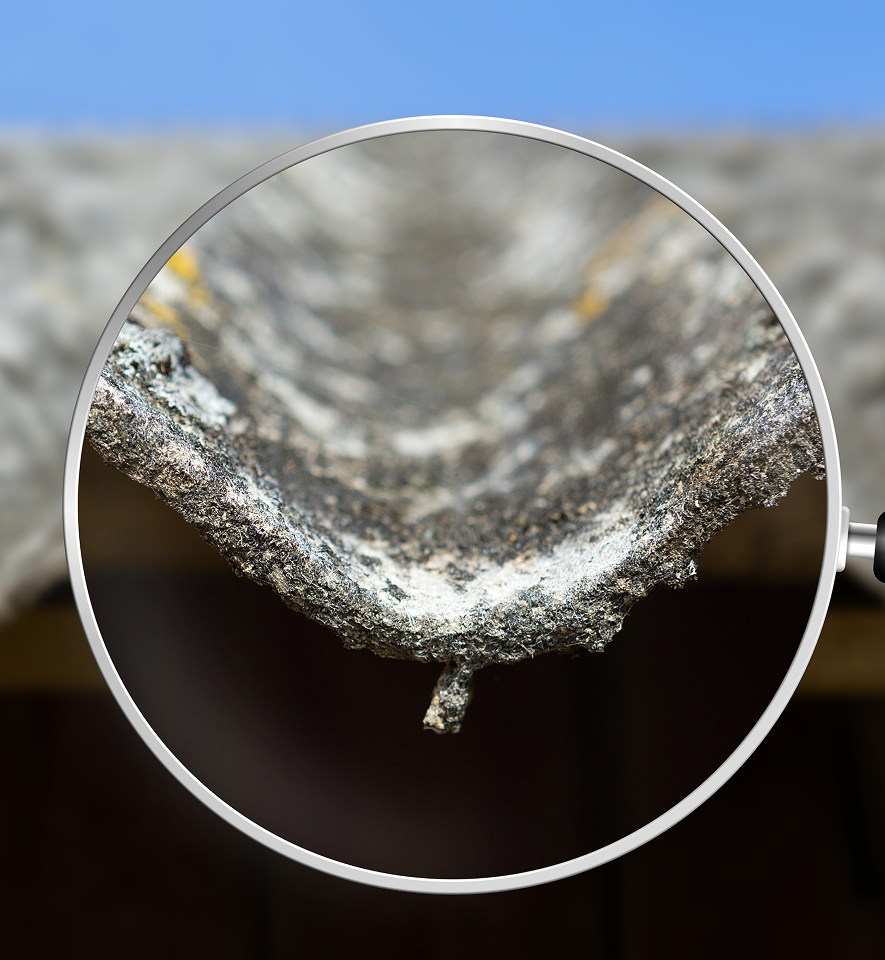 Certified asbestos inspector using detection equipment in Utah