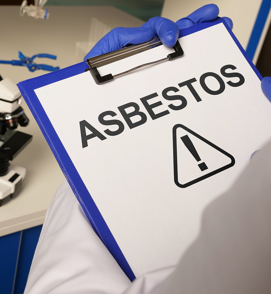 Asbestos awareness booklet on display representing Utah regulatory requirements